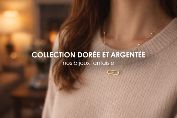Collection bijoux dorés et argentés